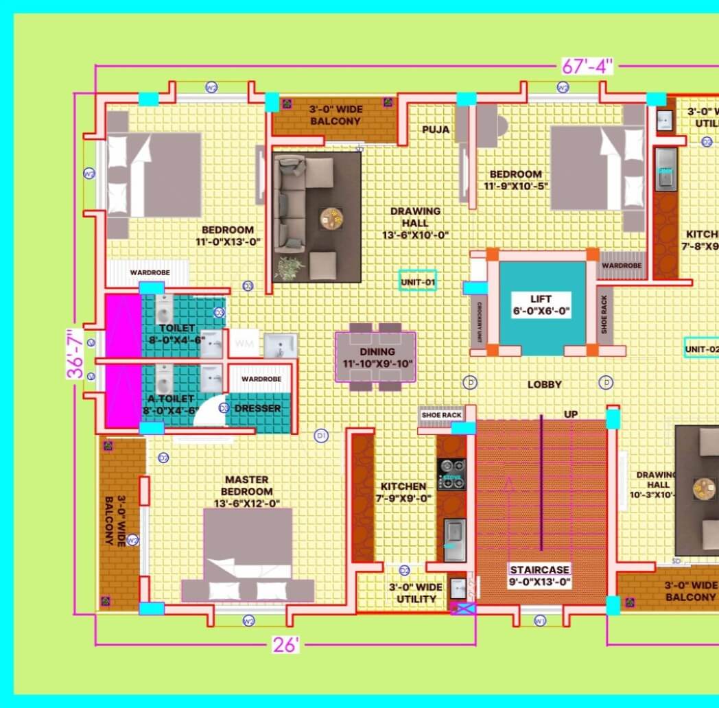 Floor Plan Type 1