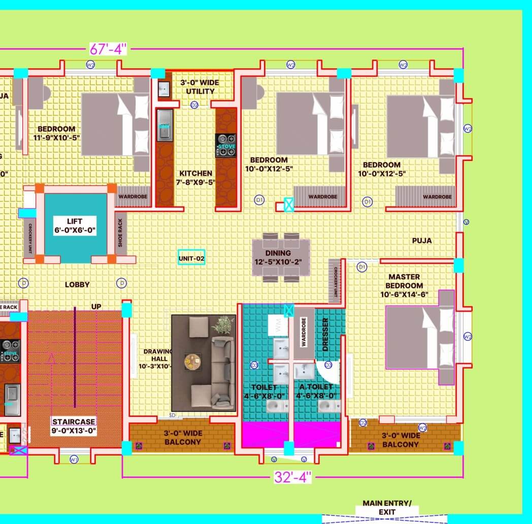 Floor Plan Type 2